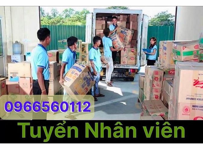 Tuyển dụng: lái xe tải- phụ xe giao hàng- phụ kho siêu thị