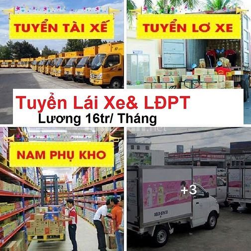 Vũng Tàu Tuyển vị trí lơ xe tài xế và phụ kho xếp hàng trong kho 62416425 Vũng Tàu Tuyển vị trí lơ xe tài xế và phụ kho xếp hàng trong kho